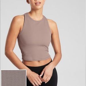 Shanti ribbed crop tank